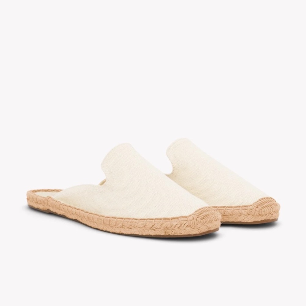 Soludos Cream Espadrille Mules (9 - 9.5)